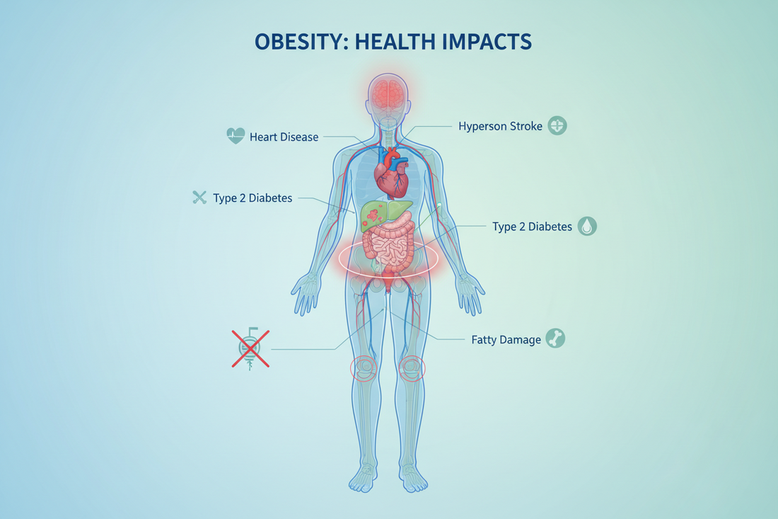 "Unveiling the Health Dangers of Obesity: Beyond Surface and Stereotype"